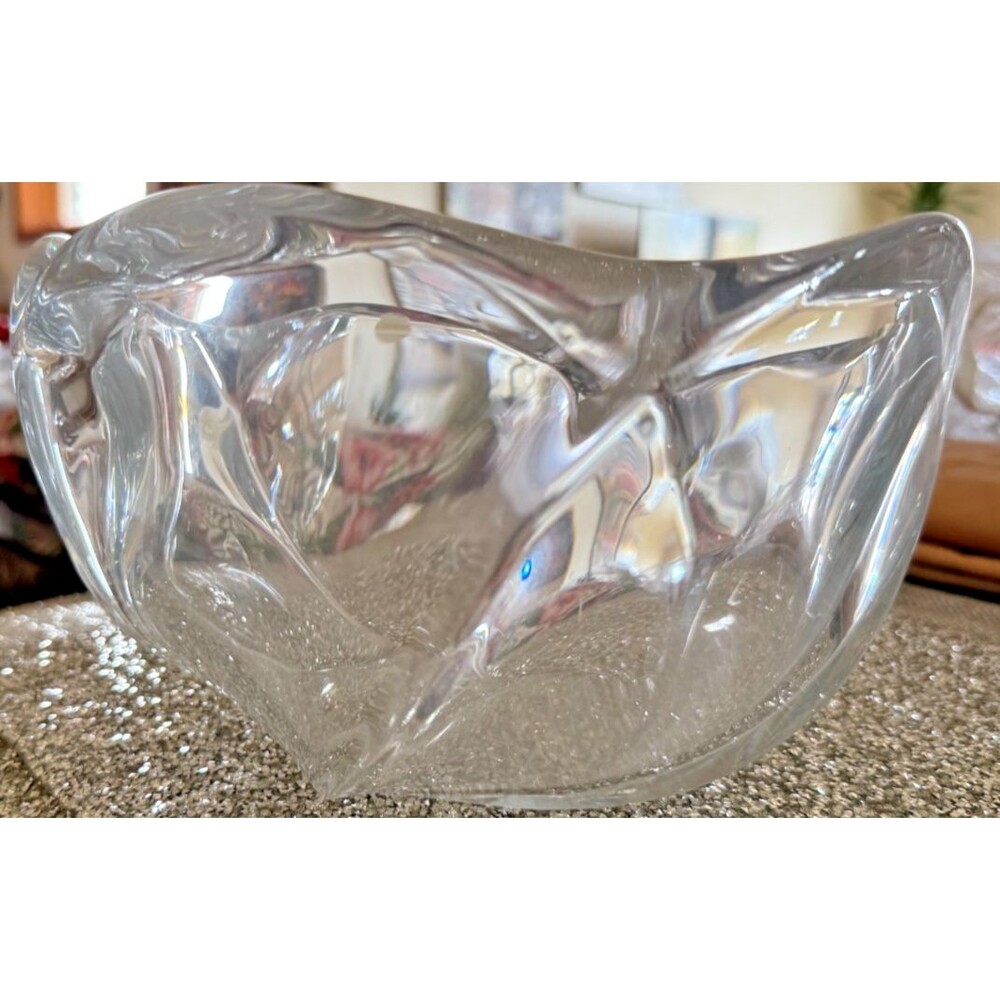 ROYAL Copenhagen Crystal Galaxi Bowl 10" Nordic Design Allan Scharff Denmark NWT